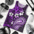 Fiji Masi Paisley Men Tank Top Fijian Hibiscus Tapa Purple Version LT01 - Polynesian Pride