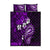 Fiji Masi Paisley Quilt Bed Set Fijian Hibiscus Tapa Purple Version LT01 Purple - Polynesian Pride