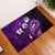 Fiji Masi Paisley Rubber Doormat Fijian Hibiscus Tapa Purple Version LT01 Purple - Polynesian Pride