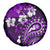 Fiji Masi Paisley Spare Tire Cover Fijian Hibiscus Tapa Purple Version LT01 - Polynesian Pride