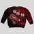 Fiji Masi Paisley Kid Ugly Christmas Sweater Fijian Hibiscus Tapa Red Version LT01 - Polynesian Pride