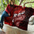 Fiji Masi Paisley Quilt Fijian Hibiscus Tapa Red Version LT01 - Polynesian Pride