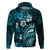 Fiji Masi Paisley Hoodie Fijian Hibiscus Tapa Sky Blue Version LT01 Pullover Hoodie Blue - Polynesian Pride