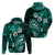 Fiji Masi Paisley Hoodie Fijian Hibiscus Tapa Turquoise Version LT01 - Polynesian Pride