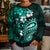 Fiji Masi Paisley Kid Ugly Christmas Sweater Fijian Hibiscus Tapa Turquoise Version LT01 - Polynesian Pride