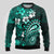 Fiji Masi Paisley Ugly Christmas Sweater Fijian Hibiscus Tapa Turquoise Version LT01 - Polynesian Pride