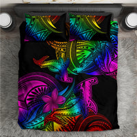 LGBT History Month Bedding Set Polynesian Hammerhead Shark LT01 Rainbow - Polynesian Pride