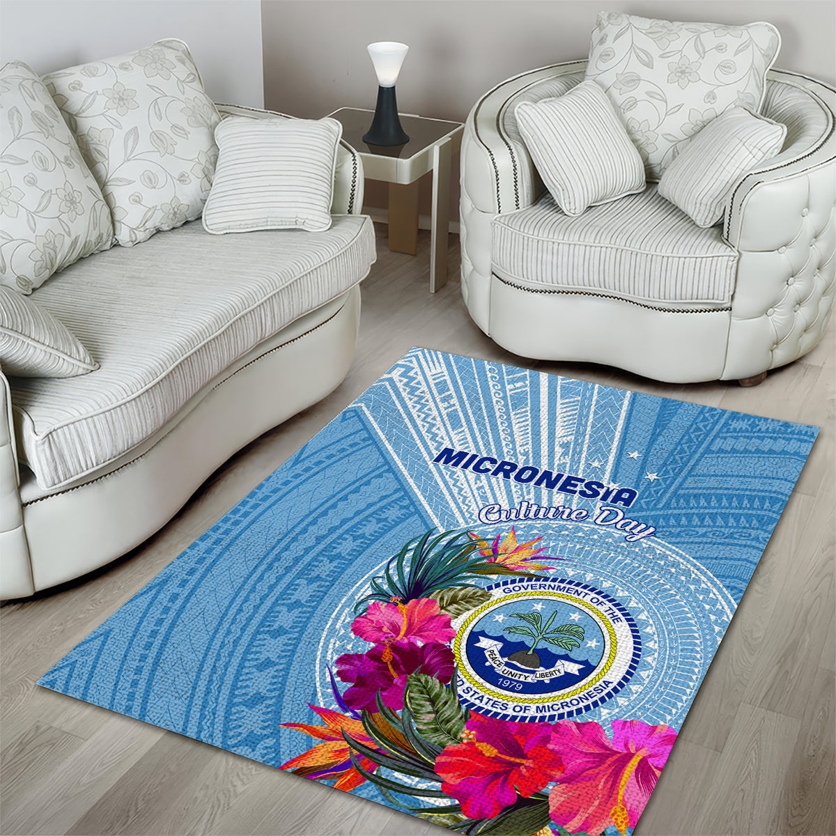 Micronesia Culture Day Area Rug Tribal Pattern Tropical Style LT01 - Polynesian Pride