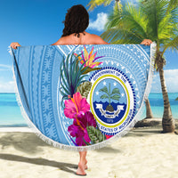 Micronesia Culture Day Beach Blanket Tribal Pattern Tropical Style LT01 - Polynesian Pride