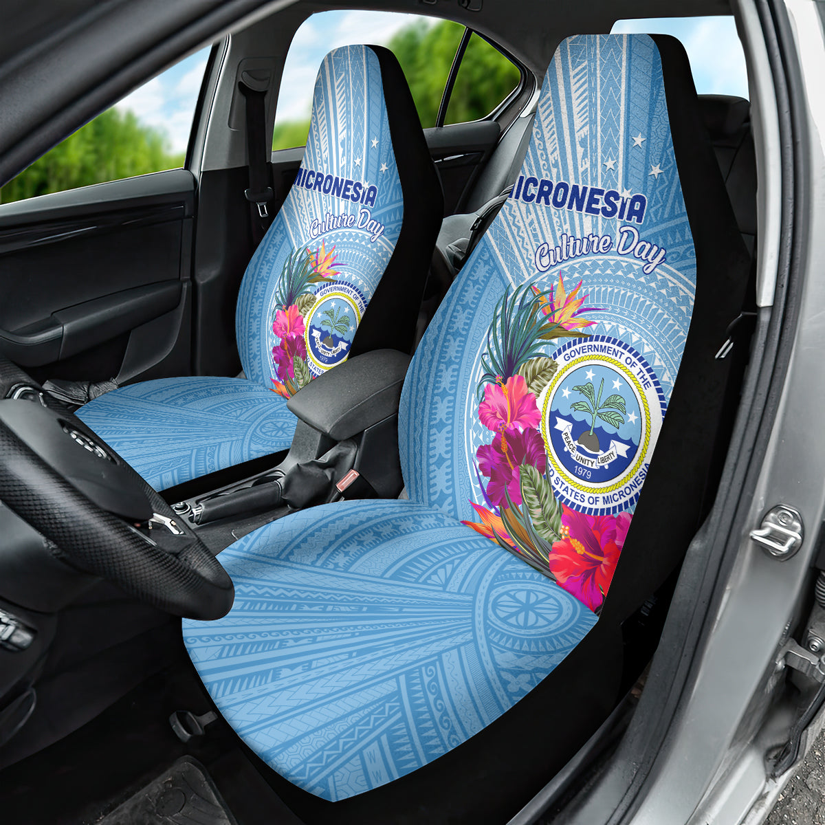 Micronesia Culture Day Car Seat Cover Tribal Pattern Tropical Style LT01 - Polynesian Pride