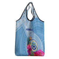 Micronesia Culture Day Grocery Bag Tribal Pattern Tropical Style