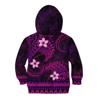 FSM Culture Day Kid Hoodie Tribal Pattern Pink Version LT01 - Polynesian Pride