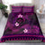 FSM Kosrae State Bedding Set Tribal Pattern Pink Version LT01 - Polynesian Pride