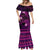 FSM Kosrae State Mermaid Dress Tribal Pattern Pink Version LT01 - Polynesian Pride