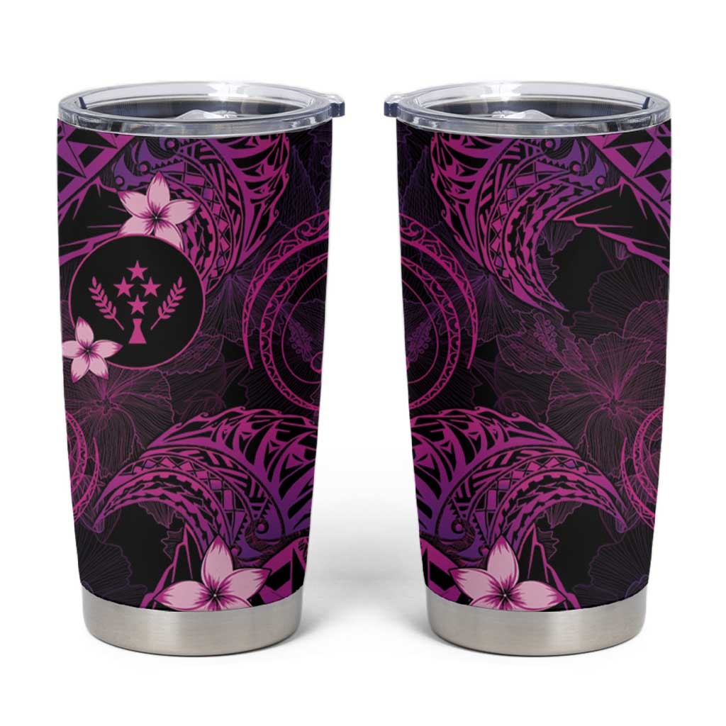 FSM Kosrae State Tumbler Cup Tribal Pattern Pink Version