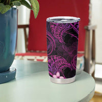 FSM Kosrae State Tumbler Cup Tribal Pattern Pink Version