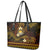 FSM Culture Day Leather Tote Bag Tribal Pattern Gold Version LT01 - Polynesian Pride