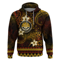 FSM Culture Day Zip Hoodie Tribal Pattern Gold Version LT01 Pullover Hoodie Gold - Polynesian Pride