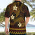 FSM Chuuk State Hawaiian Shirt Tribal Pattern Gold Version LT01 - Polynesian Pride