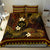 FSM Kosrae State Bedding Set Tribal Pattern Gold Version LT01 - Polynesian Pride