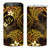 FSM Kosrae State 4 in 1 Can Cooler Tumbler Tribal Pattern Gold Version