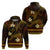 FSM Kosrae State Hoodie Tribal Pattern Gold Version LT01 - Polynesian Pride