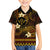 FSM Kosrae State Kid Hawaiian Shirt Tribal Pattern Gold Version LT01 Kid Gold - Polynesian Pride