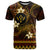 FSM Kosrae State T Shirt Tribal Pattern Gold Version LT01 Gold - Polynesian Pride