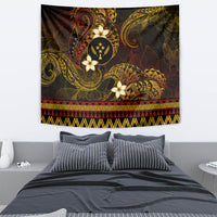 FSM Kosrae State Tapestry Tribal Pattern Gold Version LT01 - Polynesian Pride