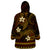 FSM Kosrae State Wearable Blanket Hoodie Tribal Pattern Gold Version LT01 - Polynesian Pride