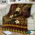 FSM Pohnpei State Blanket Tribal Pattern Gold Version