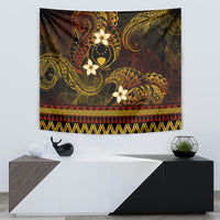 FSM Pohnpei State Tapestry Tribal Pattern Gold Version