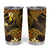 FSM Yap State Tumbler Cup Tribal Pattern Gold Version