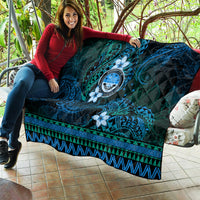 FSM Culture Day Quilt Tribal Pattern Ocean Version