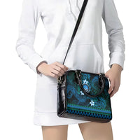 FSM Culture Day Shoulder Handbag Tribal Pattern Ocean Version