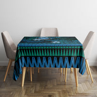 FSM Culture Day Tablecloth Tribal Pattern Ocean Version