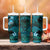 FSM Culture Day Tumbler With Handle Tribal Pattern Ocean Version