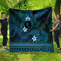 FSM Chuuk State Quilt Tribal Pattern Ocean Version