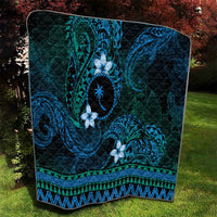 FSM Chuuk State Quilt Tribal Pattern Ocean Version