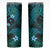 FSM Chuuk State Skinny Tumbler Tribal Pattern Ocean Version