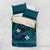 FSM Kosrae State Bedding Set Tribal Pattern Ocean Version