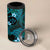 FSM Kosrae State 4 in 1 Can Cooler Tumbler Tribal Pattern Ocean Version