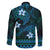 FSM Kosrae State Family Matching Puletasi and Hawaiian Shirt Tribal Pattern Ocean Version LT01 - Polynesian Pride