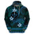 FSM Kosrae State Hoodie Tribal Pattern Ocean Version LT01 - Polynesian Pride