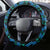 FSM Kosrae State Steering Wheel Cover Tribal Pattern Ocean Version