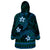 FSM Kosrae State Wearable Blanket Hoodie Tribal Pattern Ocean Version LT01 - Polynesian Pride
