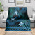 FSM Pohnpei State Blanket Tribal Pattern Ocean Version