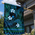 FSM Pohnpei State Garden Flag Tribal Pattern Ocean Version