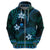 FSM Pohnpei State Hoodie Tribal Pattern Ocean Version LT01 - Polynesian Pride