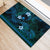 FSM Pohnpei State Rubber Doormat Tribal Pattern Ocean Version